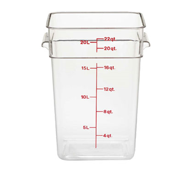 22 qt. Storage Container Cambro 22 qt. Storage Container Cambro