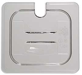 Clear Lid Sixth Size Notched