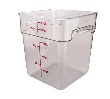 18 qt. Square Container