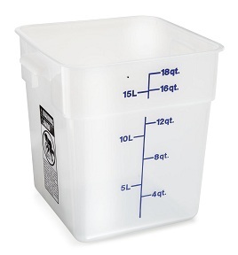 18 qt. Square Container