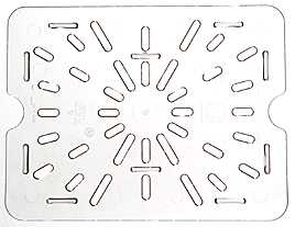 Clear Drain Tray Half Size