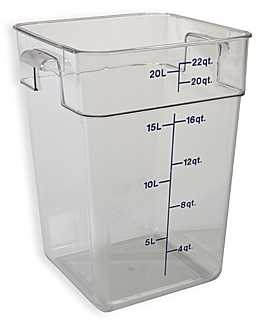 22 Qt. Square Container