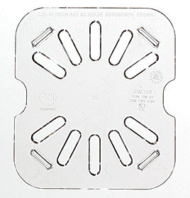 Clear Drain Tray Sixth Size