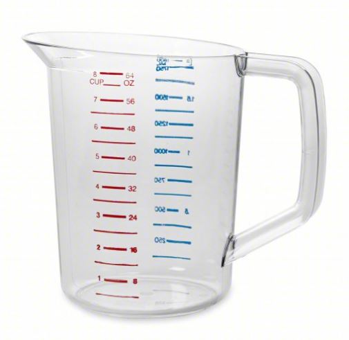 2 Qt measure Pitcher