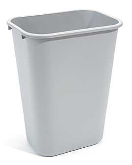 41-1/4 Qt Gray Wastebasket