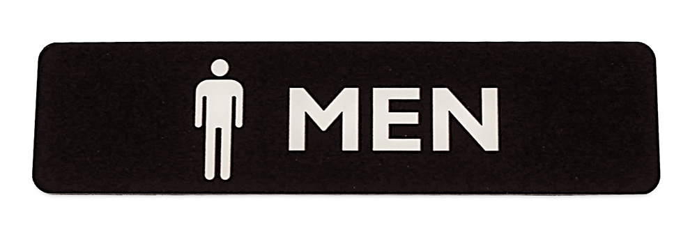 Men\'s Restroom Sign