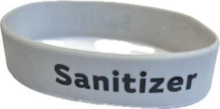 CUP BAND, "SANITIZER", LABELING CUP CUP BAND, "SANITIZER", LABELING CUP